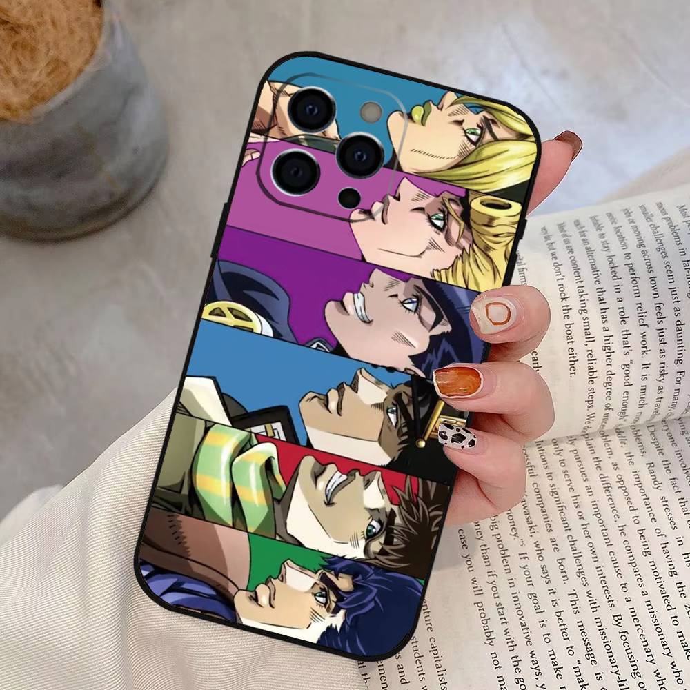 JoJo's Bizarre Adventure Custodia per Telefono Silicone Morbido Per IPhone 17 16 15 14 13 12 11 X XR Plus Pro Max Plus