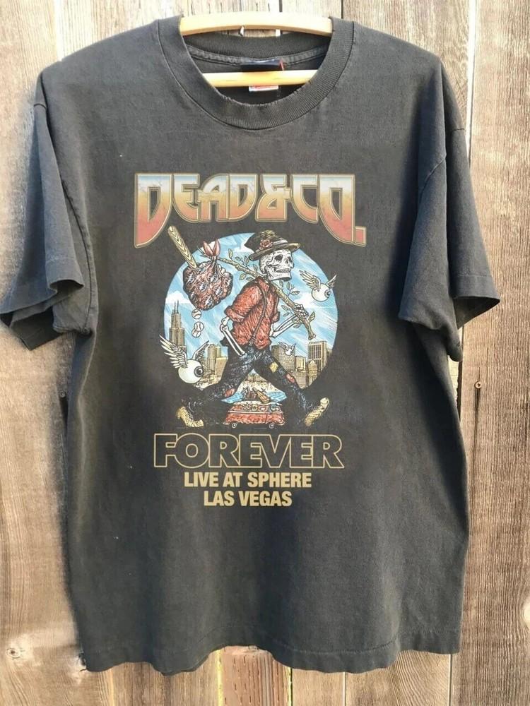 Dead and Company The Final 2024 Summer Tour Charcoal Unisex T Shirt Unisex T-Shirt XL