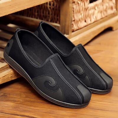 Martial Art Kung Fu Shoes Rubber Sole Tai Chi Sneakers Chinese Traditional Old Beijing Shoes For Wing Chun Karate Unisex