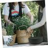 2PCS Flower Pot Tray Plastic Flower Tray Circular Bottom Support Flower Pot Base