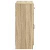 Sideboard in Sonoma Oak Finish 66 x 34.5 x 87 cm Engineered Wood