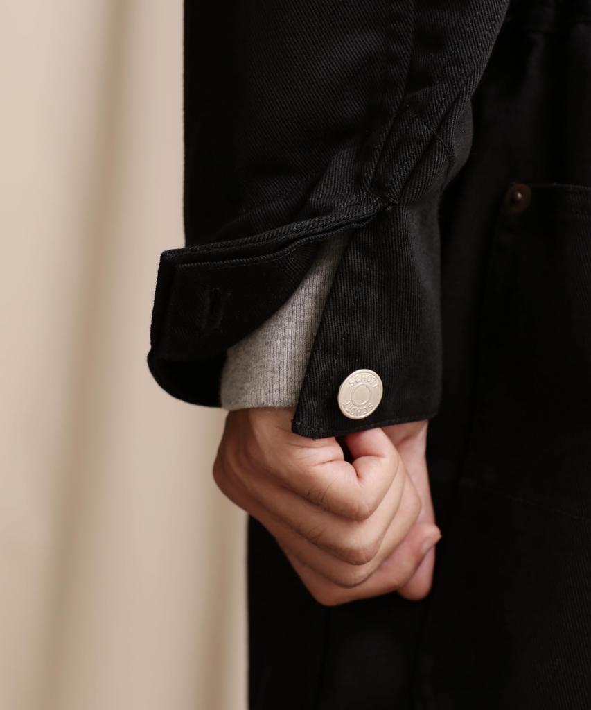 Schott TC Workwear Größe Overall, Herren, L, 010, Schwarz, 782-5910005