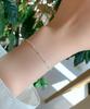 Alleun Silver 925 Curved Silver Ball Chain 16Cm Bracelet