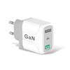 Chargeur Rapide Multi-Ports GaN 65W PD33W QC3.0, Norme Européenne 9V/12V