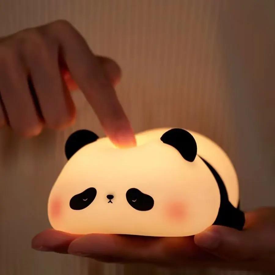 Piggy Night Light Soft Silicone Cute Piggy Lamp 3 Level Dimmable 30 Minutes Timer Rechargable for Kids Bedside Touch Baby Night