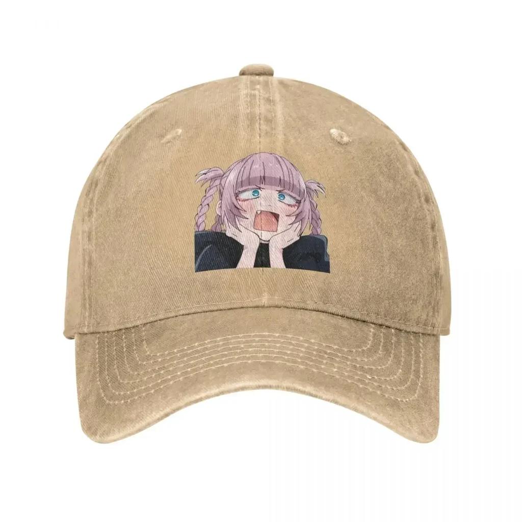 2022 New Fashion Denim Nazuna Nanakusa Surprised Baseball Cap Dad Spring Summer Hats Call of the Night Anime Casquette Gorras