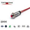 8mm LED Indicator Light, 12V/220V, Waterproof Metal with Wire (FL1M-8SW-2)