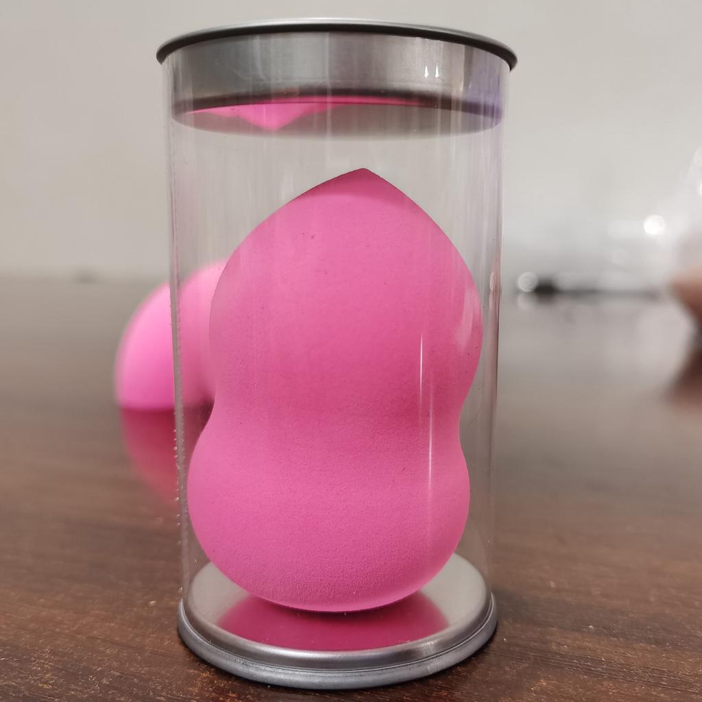 OPP Bagged Makeup Sponge Non-Absorbent Super Soft Dual-Use Dry and Wet Powder Puff Non-Absorbent Q-Bounce Water-Activated Extra Large 4*6 Powder Puff