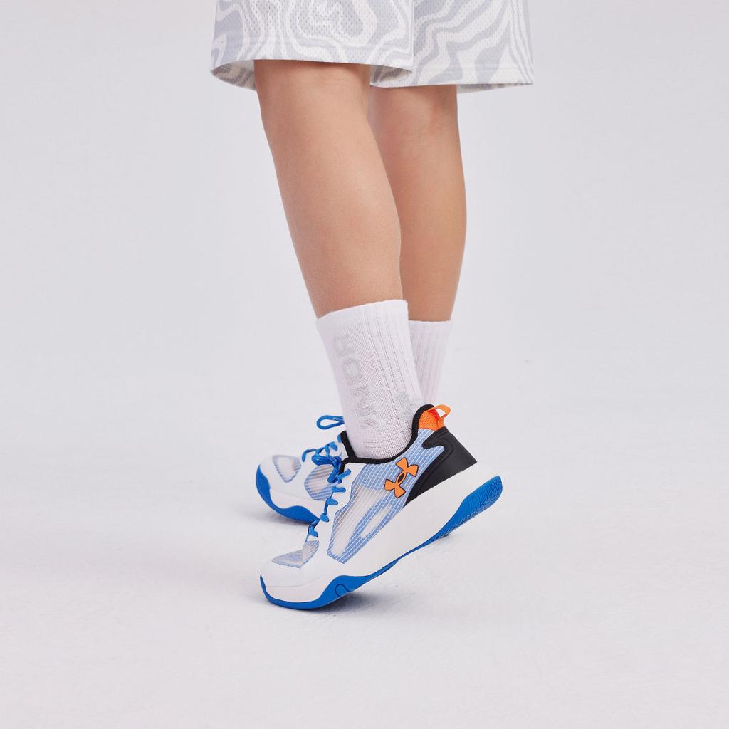 Under Armour Anti-Slip Anti-Kick Shock Absorbing Wear-Resistant Rebound Breathable Warm Balance Support Running Shoes Kids Sneakers 2421202