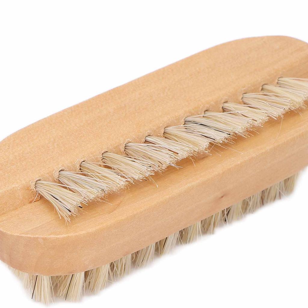 Nail Brush Men Women Wooden Fingernail Dust Dirt Removal Manicure Pedicure Cleaning Scrub Brush