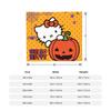 Hello Kitty Halloween Blanket Fleece Spring Autumn Pumpkins  Multifunction Warm Throw Blanket for Sofa Office Bedspreads