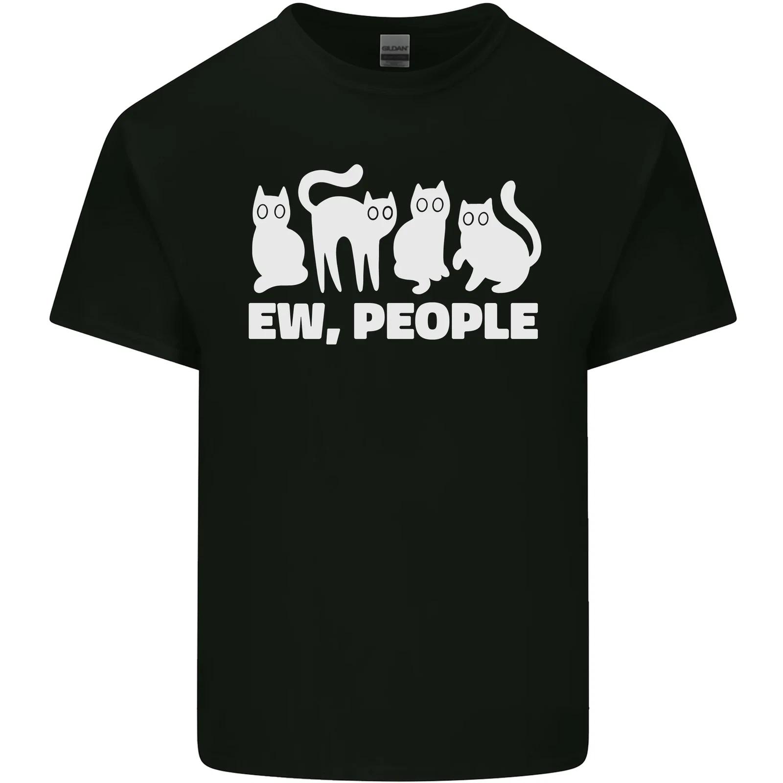 Cats Ew People Funny Kids T-Shirt Childrens 3XL