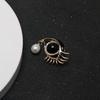 Brooches For Women Rhinestone Enamel Eyes Office Causal Brooch Pins Gifts Waterdrop Crystal Eyes