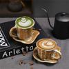 Small Capacity Ceramic Mug Set Coarse Pottery Coffee Cup Espresso Cups Afternoon Tea Mug Water Cups Breakfast Cup Milk Mugs