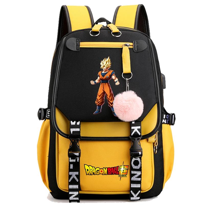 Anime Dragon Ball Bag Large Capacity Backpack for Women Anti Theft Travel Bag Back To Schoolbag for Teenager Girl Laptop Bag Women Travel Bag Mochila