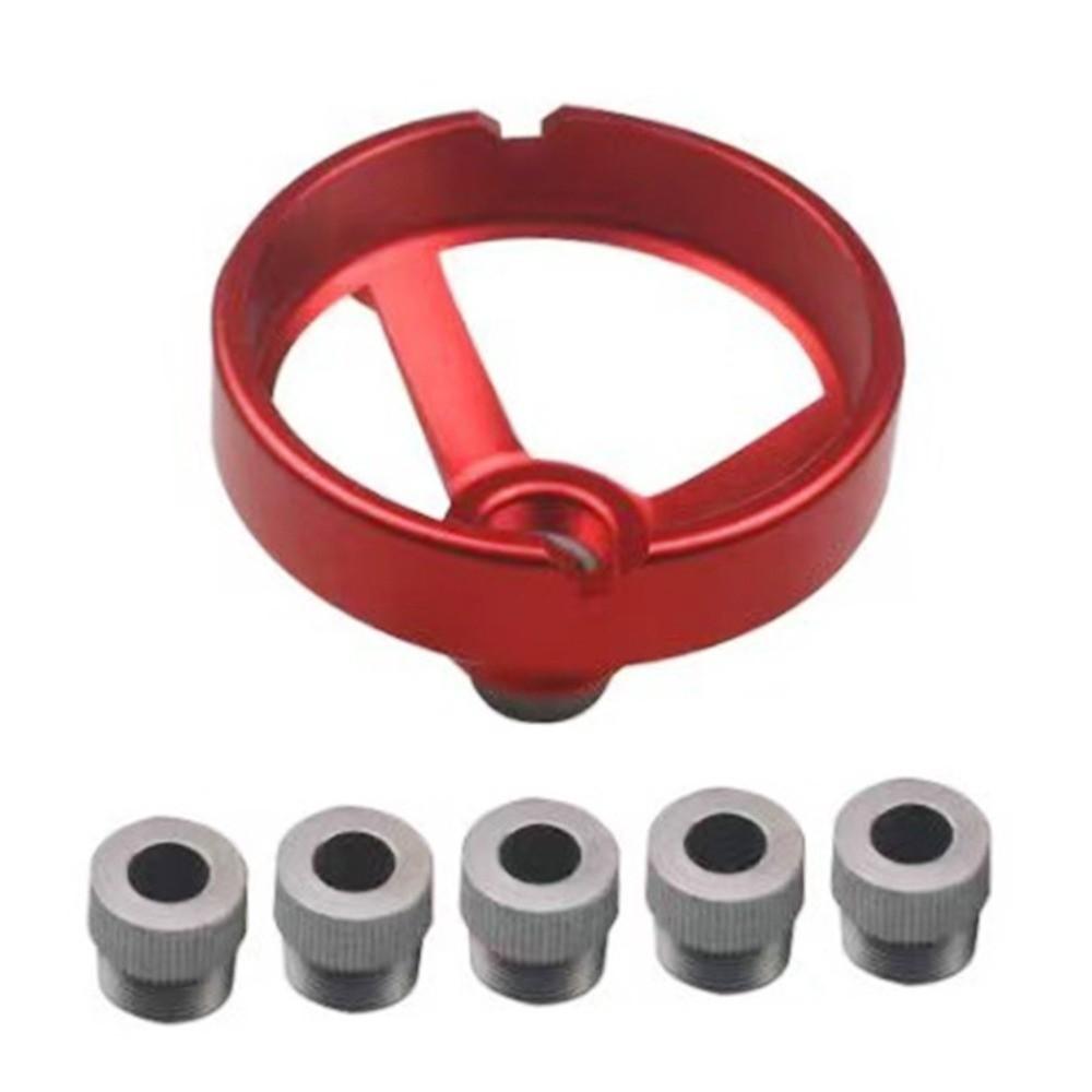 4-8mm Hole Puncher Locator Jig Single Hole Positioning Centering Drill Guide Woodworking Tools