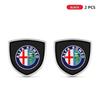 Car Sticker For Alfa Romeo 159 147 1/2pcs 3D Metal Car Styling Shield Emblem Badge Stickers For Alfa Romeo Giulia Giulietta 156  zj1