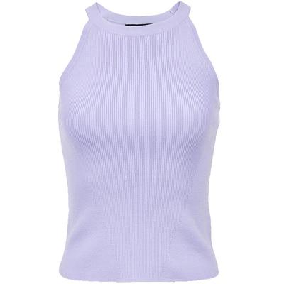 Women's Slim Fit Cutout Sleeveless Knit Top