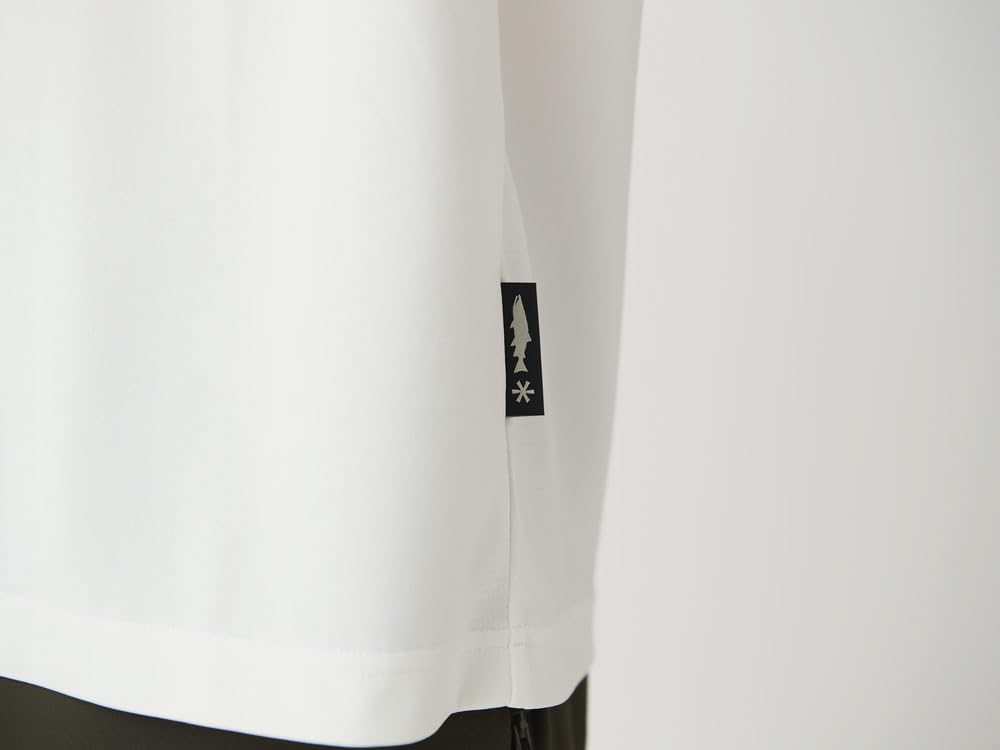 Snow Peak SP Logo Graphic Long Sleeve Cut and Long Sleeve and Size M T-Shirt SPF-TS-25AU901, Sew, T-Shirt, Men's Women's, White,