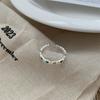 Sophisticated Heart Shaped Ring For Women Adjustable And Trendy Silver Plated Fashion Jewelry