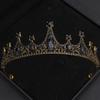 Vintage Barokke Koningin Kroon en Tiara Kristal Strass Kroon Bruids Diadeem Haar Sieraden Bruiloft Haaraccessoires Feest Tiara's