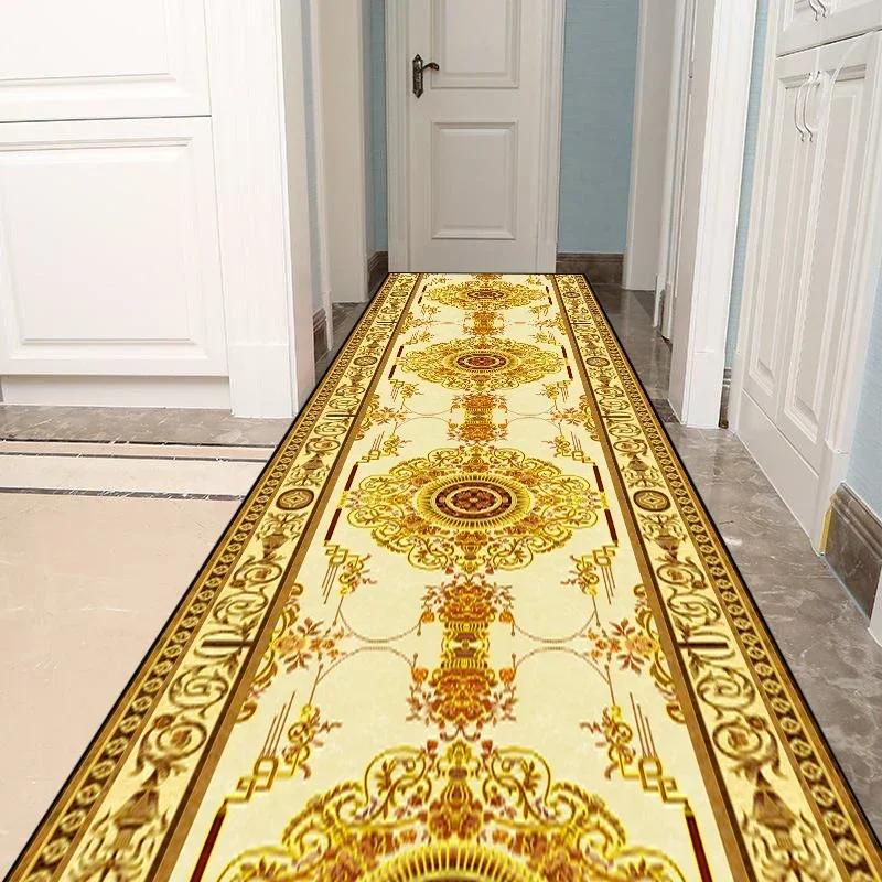 

Persian Luxury Long Corridor Carpet Bohemian Hallway Runner Rug Anti Slip Kitchen Mat Home Decor Hotel Aisle 60x200cm 23.6x78in