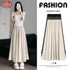 Women's Japanese Style High-Waist Wide-Leg Skirt Pants
