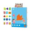 Educational Geometry Workbook Hands on Geometric Shape Activity Book With Folding Geometric Model For Kid Preschooler