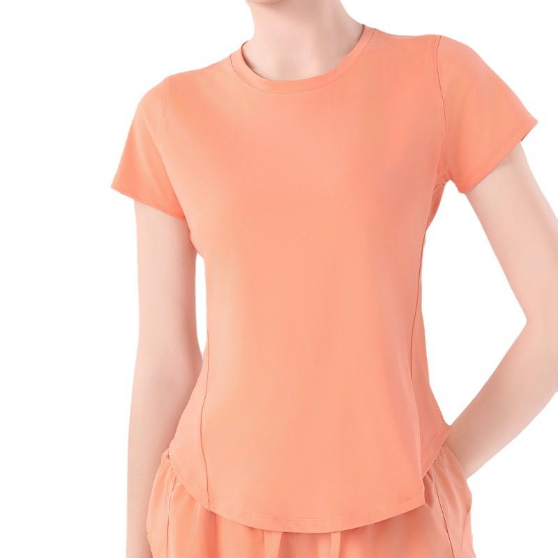 Women's Summer Quick-Dry Mesh Sports Set: Breathable, Loose Fit Short Sleeve Top for Running, Training & Yoga