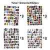 Letter Stickers Suitable for ScrapbookingJournalingDIY CraftsNon-Repeating Vintage AlphabetLetters for CollagePlanner Decor