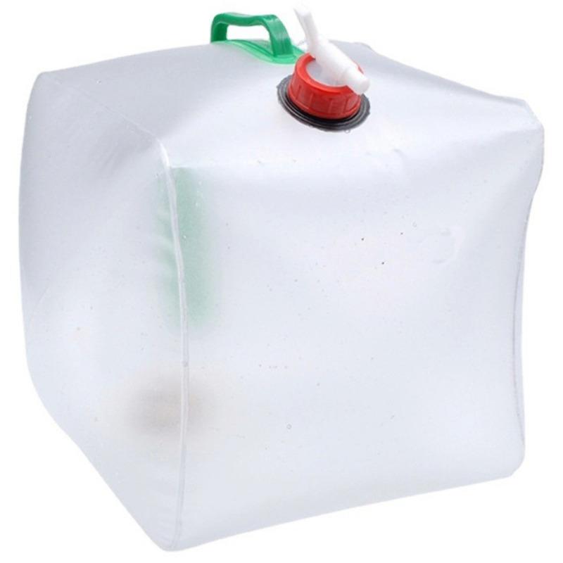 Outdoor Folding Water Bag Large Capacity Portable Water Bag Big Container Kettle Plastic Bucket Camping Equipment Supplies