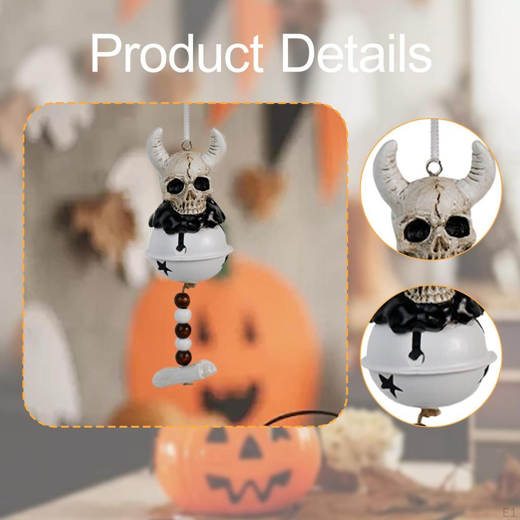 Halloween Decoration Wind Bell Collectible Decorative Pendant Chime for Holiday Door Opening