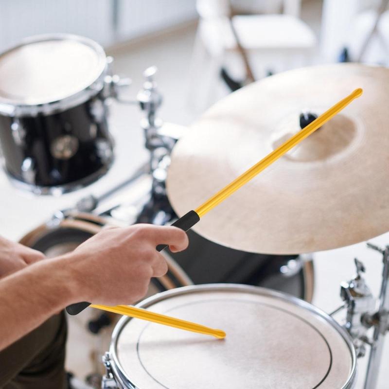 Practical Aluminum Drumsticks 5A Nonslip Drumsticks Musician Drumsticks for Enhancing Grip and Control During Play
