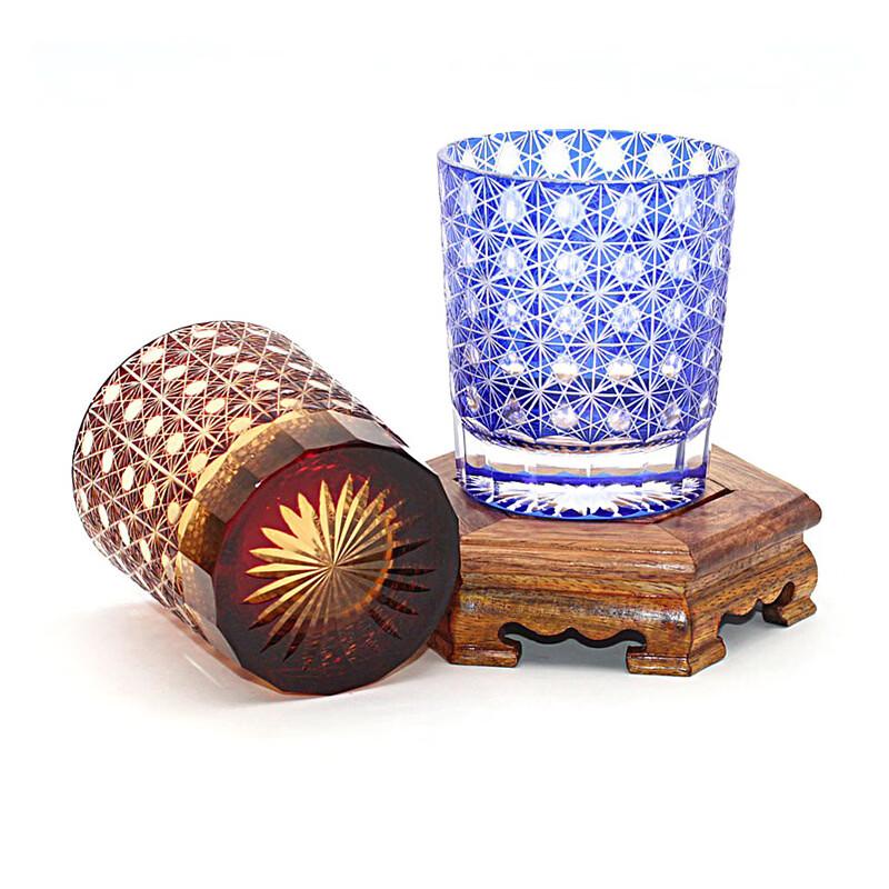 Edo Kiriko Crystal Whiskey Glass