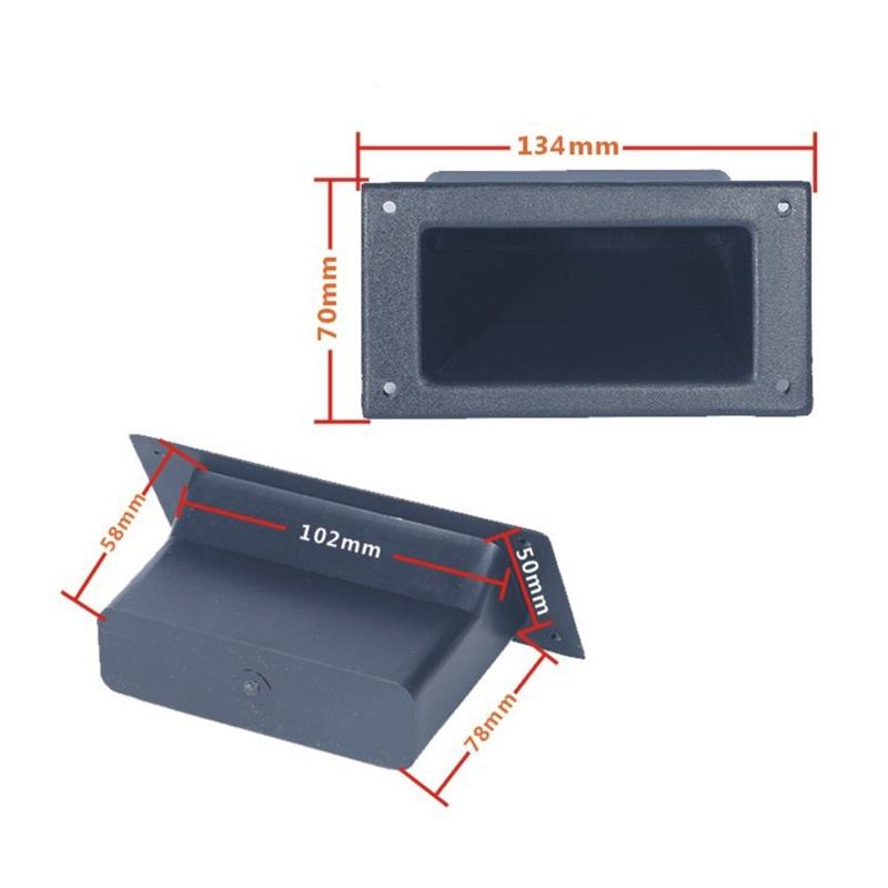 Convenient Recessed Speaker Handle Grasp Plastic Handle Grip Holder for Speaker Easy to Carry and Install Include Screws