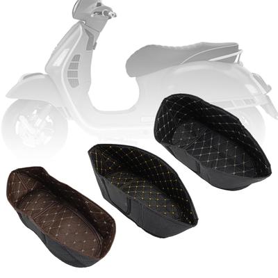 Coprisedile Imbottitura Fodera Secchiello Protezione Interna Bagagliaio Marrone Adatto Per Vespa Gts 300 Gts300