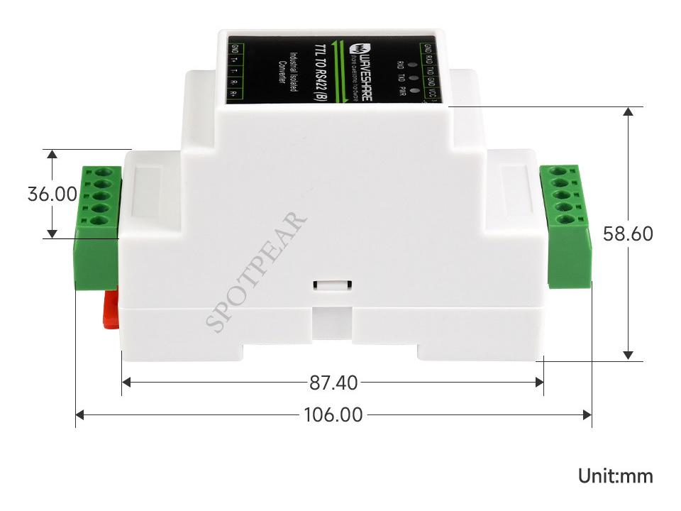 Industrial-Grade Electrically Isolated TTL To RS422 Converter with Multiple Protection Circuits