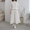 2023 Trendy Two-Piece Suit Skirt: Casual Tea-Style Early Autumn Outfit
