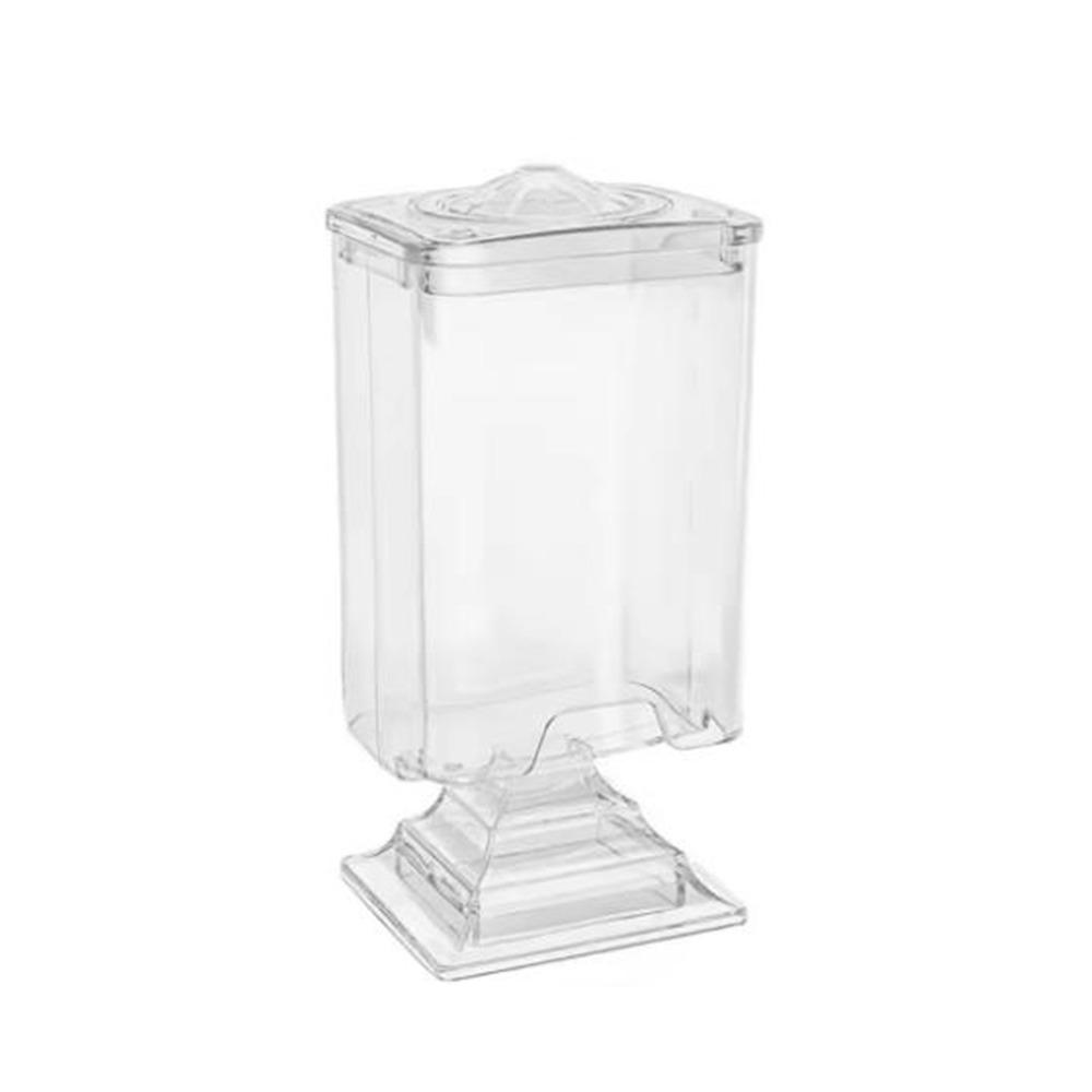 

Plastic Makeup Cotton Pad Box Sealed Makeup Pads Container Cosmetics Cotton Pad Holder Vanity прозорий