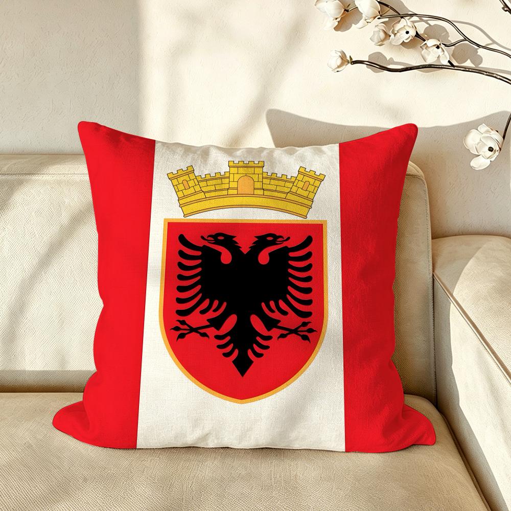 Art IIllyrian Cushion Cover Pillow Case Antidustmite Pillowcase Silky Short Plush Sofa Cushion Cover hot
