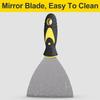 2/3/4/5 Inch Stainless Steel Putty Knife Scraper Shovel Paint Tools Construction Tools Household Industrial Cleaning