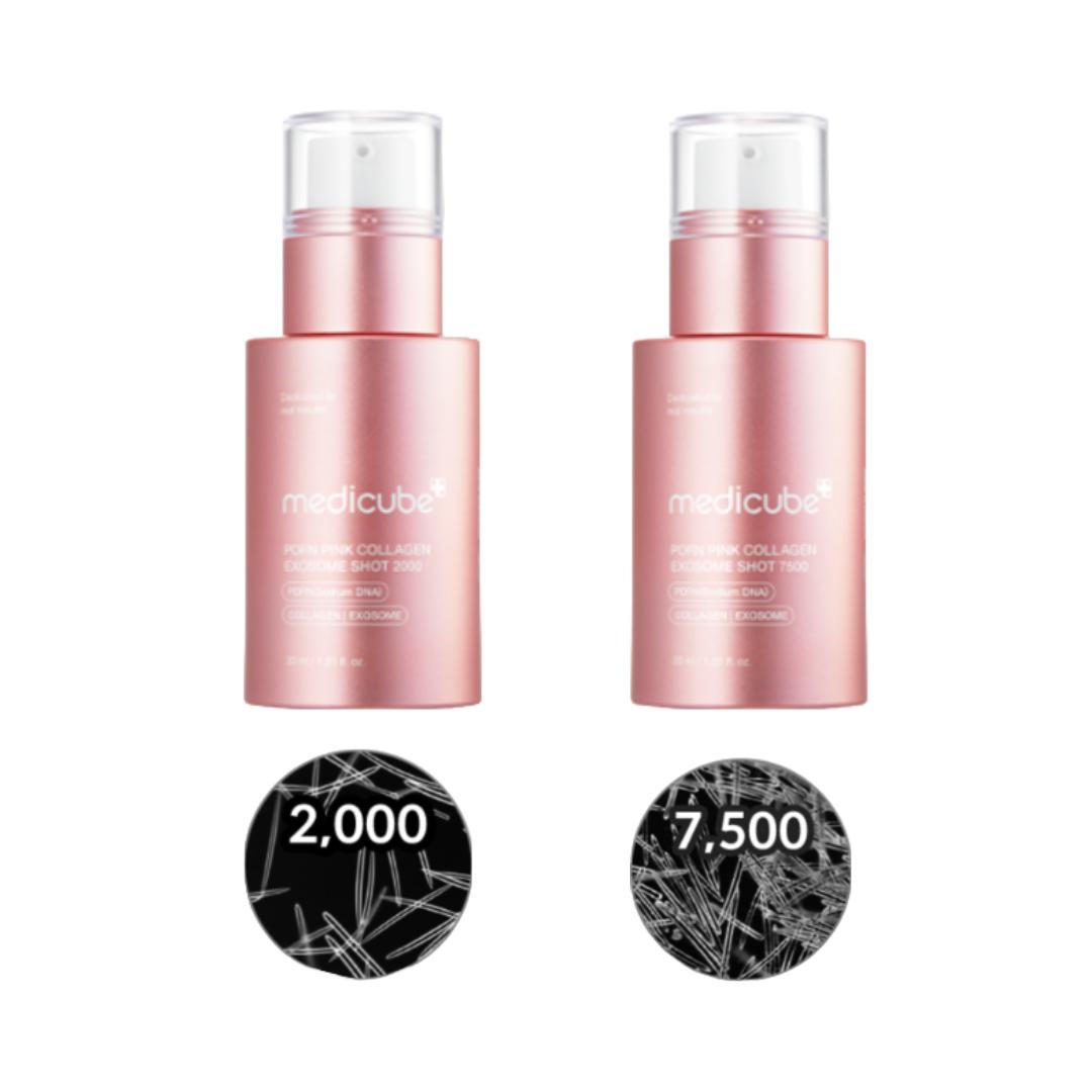 Medicube PDRN Pink Collagen Exosome Shot Ampoule 2000 (30ml), Fiala 7500 (30ml) (7 Opzioni)