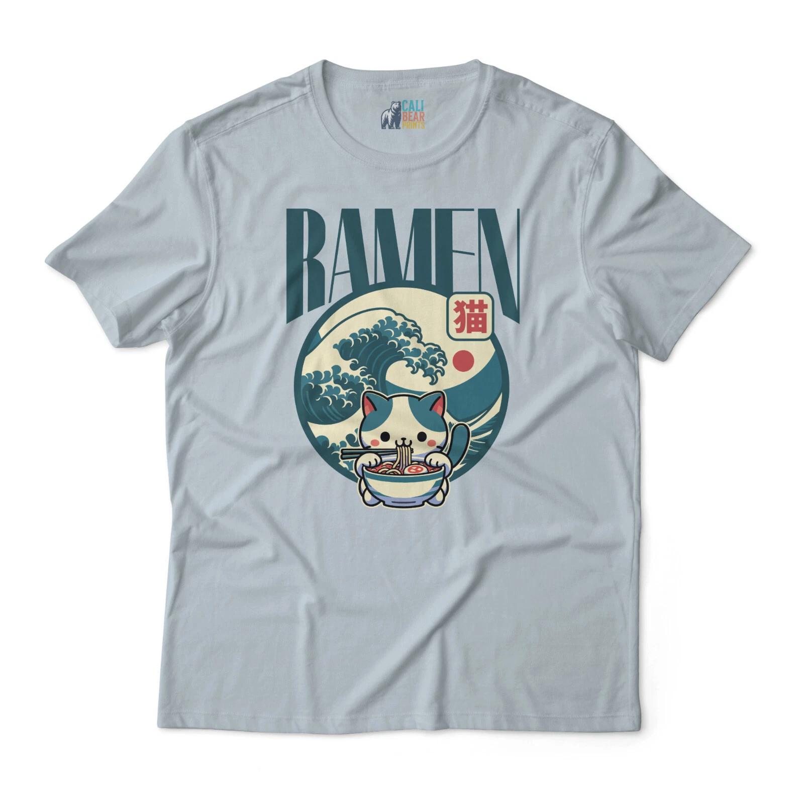 Ramen Cat T shirt - Cute & Stylish Graphic Tee for Ramen Lovers - Unisex XL