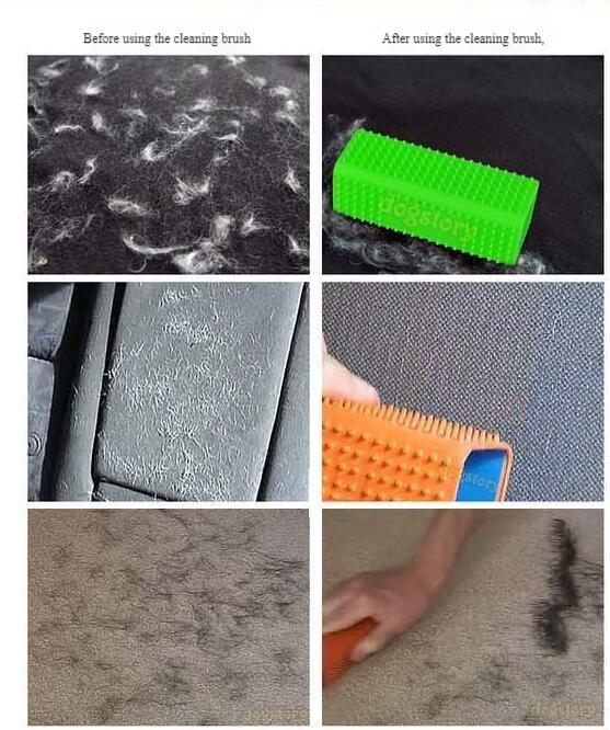 High Quality Luxury Simple Silicone Pet Hair Remover Brush Roller Hollow Cleaner for Cat Hair Removal Sofas Pet Grooming