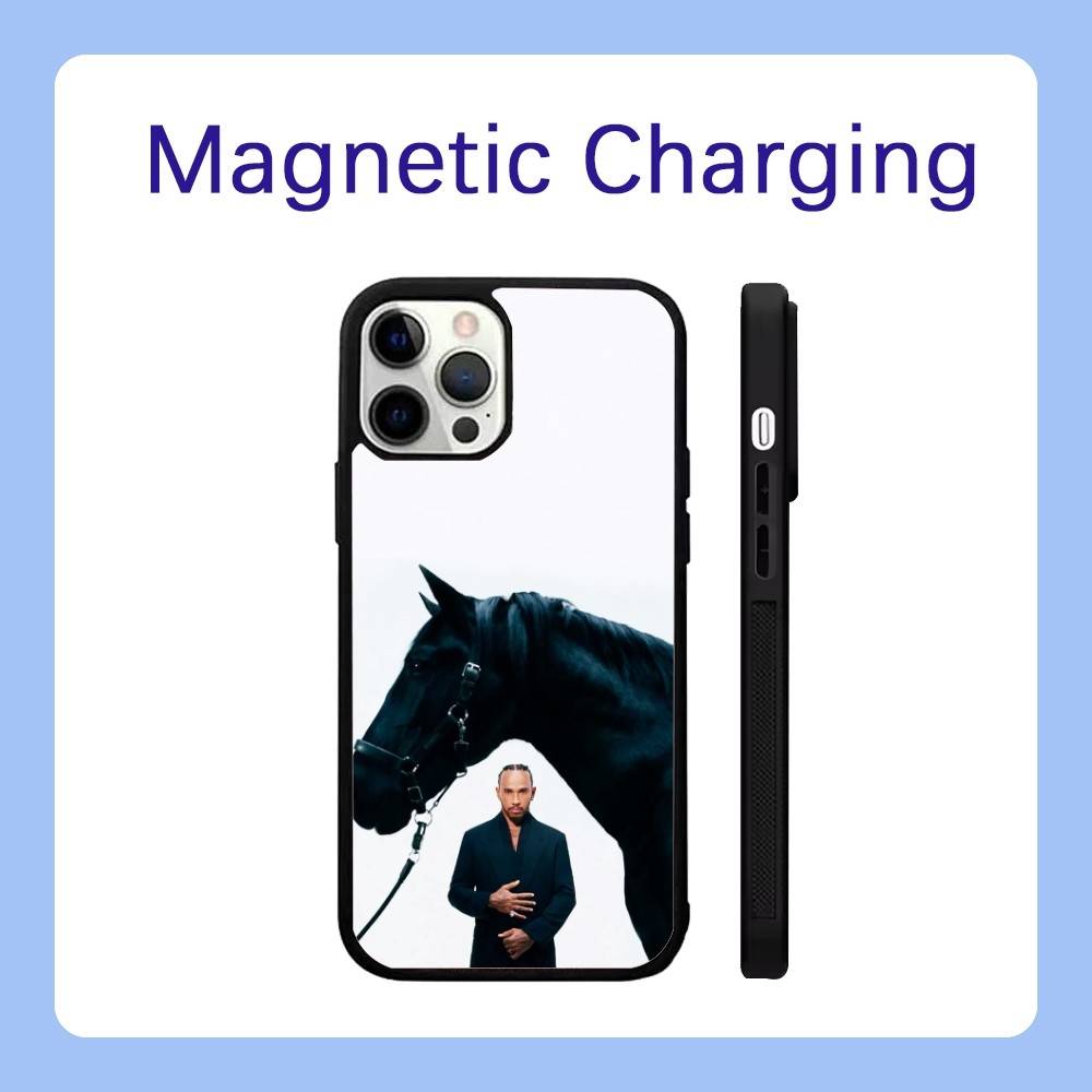 F1 L-LewisS Racing 44 H-Hamilton Phone Case For iPhone 17,16,15,14,13,12,11,Pro,Max,Plus,Air,Mini,SE Magsafe Wireless Charging
