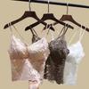 Lace Backless Camisole for Women, Summer Outerwear and Innerwear with Built-In Bra Pads, 2025 New Style Base Layer