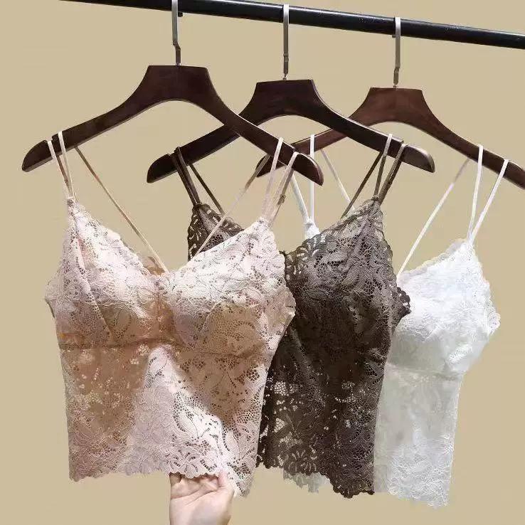 Lace Backless Camisole for Women, Summer Outerwear and Innerwear with Built-In Bra Pads, 2025 New Style Base Layer