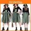 Costume Witch Cosplay With Polyester Material For Halloween And Cosplay Parties