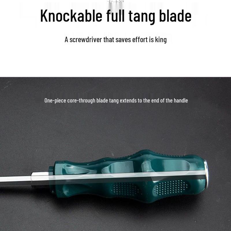One-Word Industrial Magnetic Phillips & Flathead Screwdriver with Extra-Long Shank & Torx Impact Features
