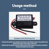 DC 3.0V-30.0V Digital Car Voltmeter Automotive Voltage Meter Waterproof 12V 24V Motorcycle Vehicle LED Display Voltage Tester